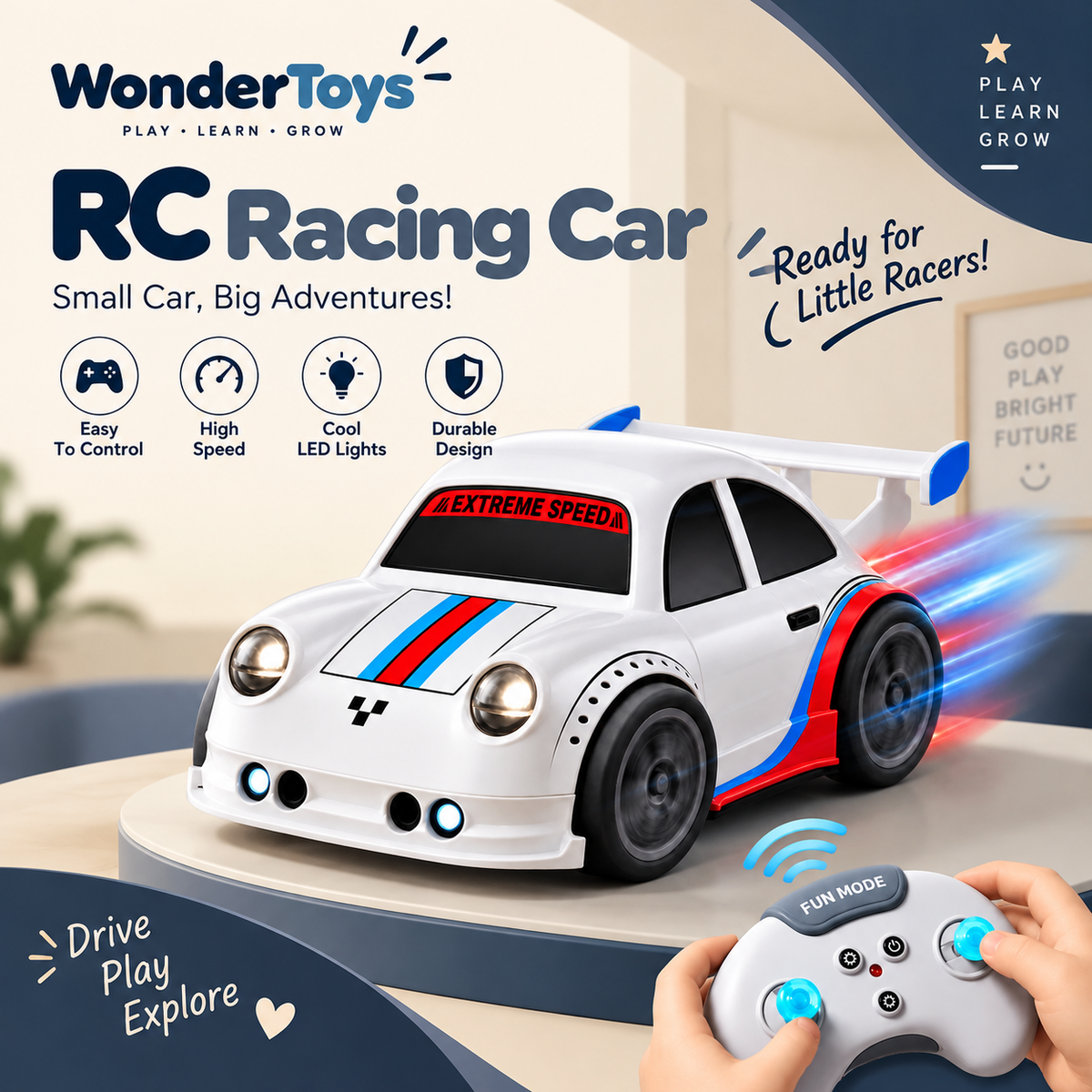 🚗 Smart Follow & Line Tracking RC Car