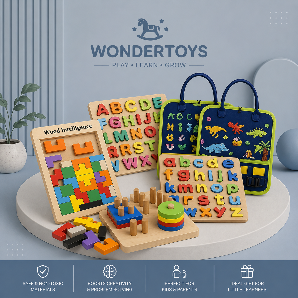 Ultimate 4-in-1 Early Montessori Learning Bundle