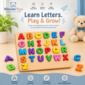 Wooden Alphabet & Number Learning Puzzle Board