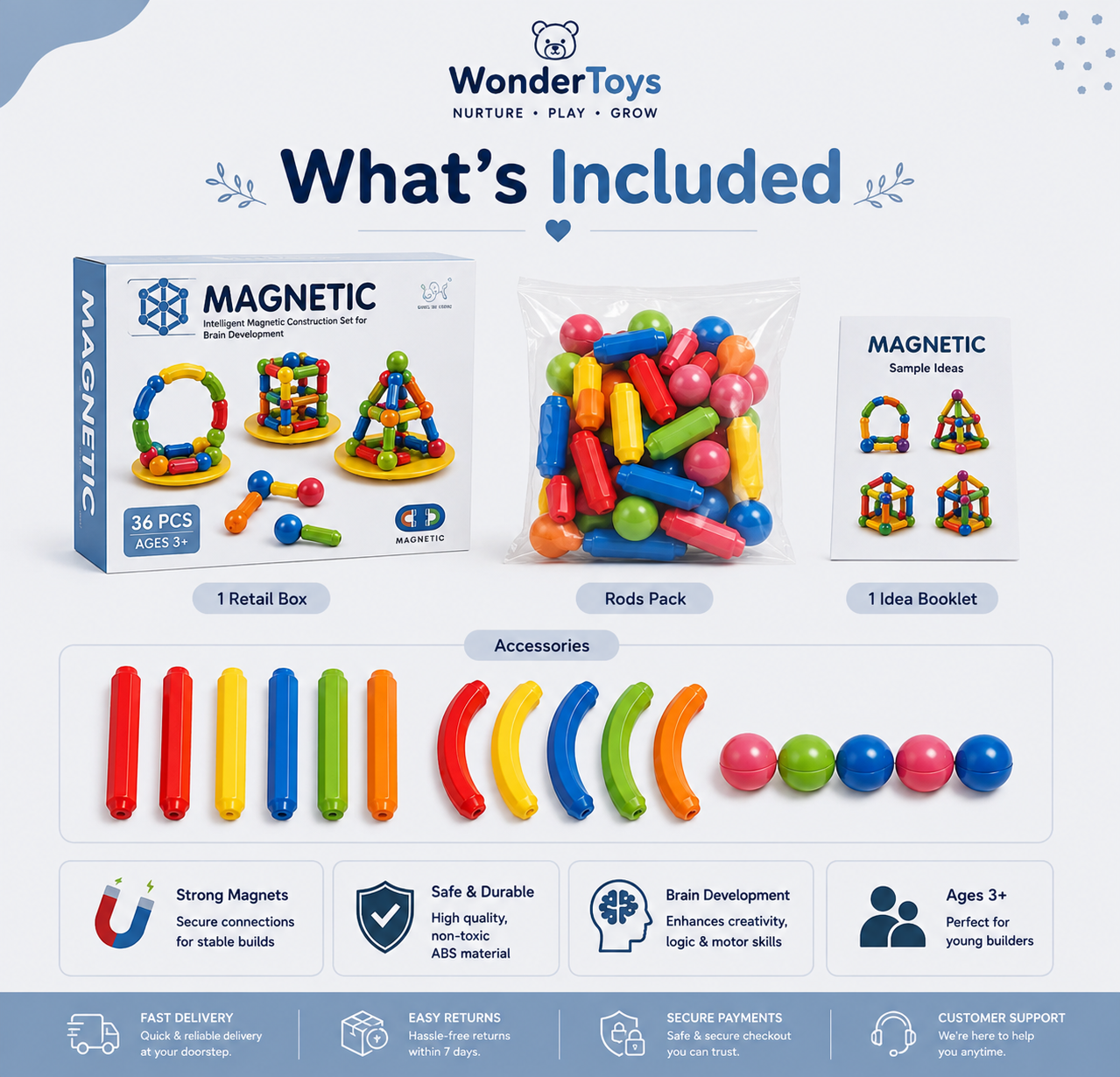Ultimate Early Learning Adventure Bundle – 3-in-1 Educational Toy Set