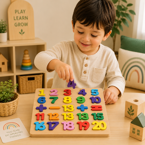 4 in 1 Wooden Alphabet Puzzle Board – Early Learning Educational Toy