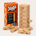Classic Wooden Jenga Tower Game – 54 Piece Stacking Blocks for Kids & Family