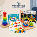 Ultimate Preschool Learning Bundle – 4-in-1 Educational Toy Set