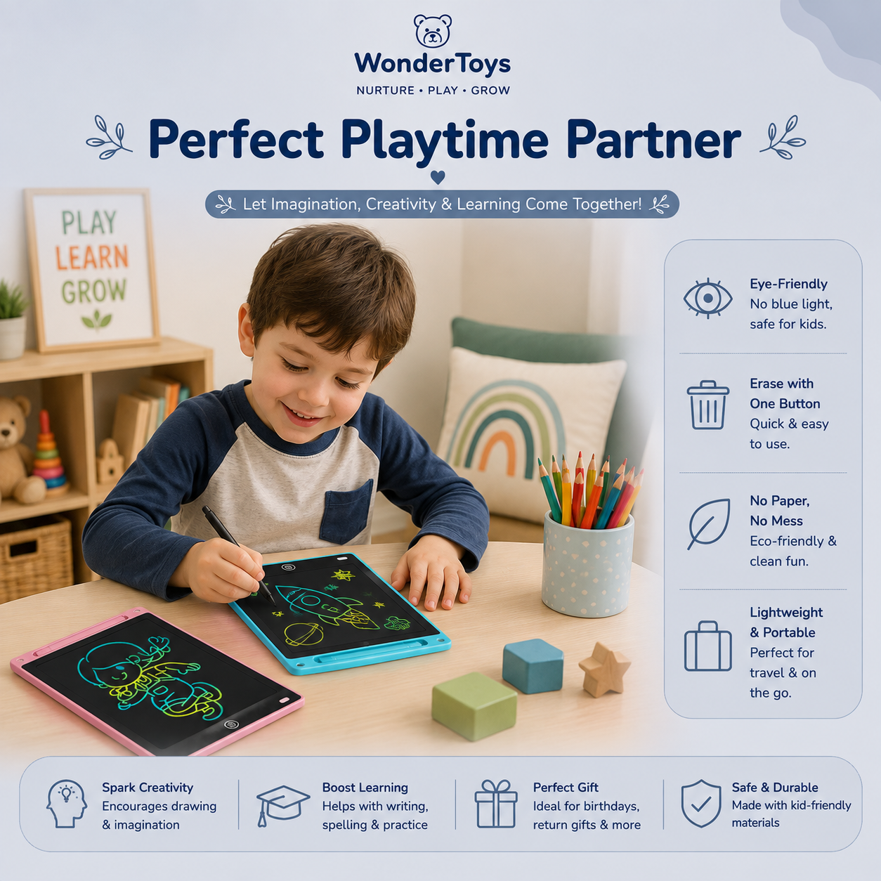 Kids LCD Writing & Drawing Tablet