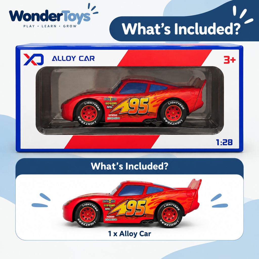 Premium Lightning McQueen Alloy Car – Product Description