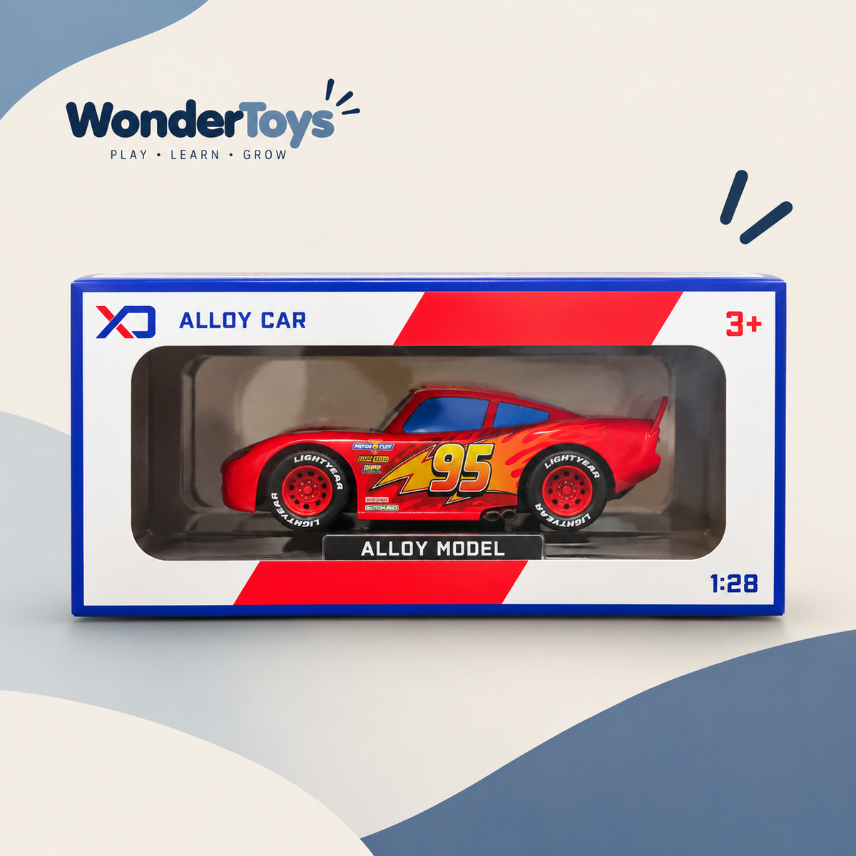 Premium Lightning McQueen Alloy Car – Product Description