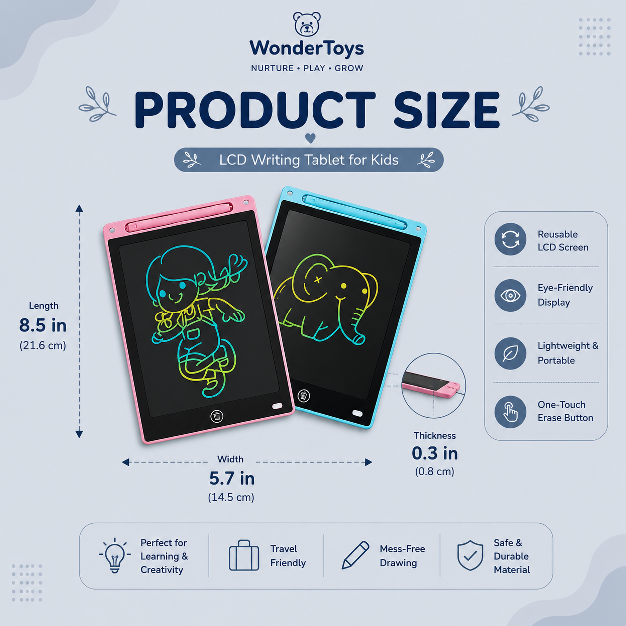 Kids LCD Writing & Drawing Tablet