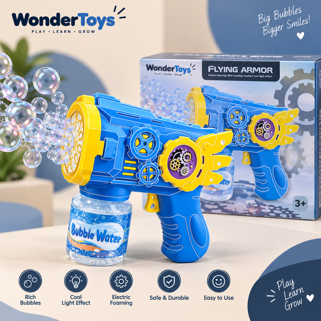 🫧 Flying Armor Bubble Gun –